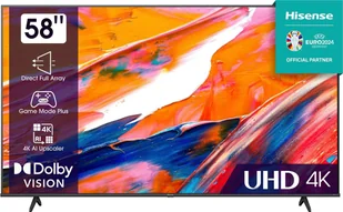 Telewizor Hisense 58E61KT 58" LED 4K UHD Smart TV VIDAA - Telewizory - miniaturka - grafika 1