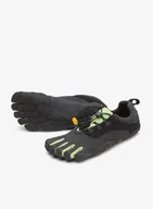 Buty sportowe męskie - Buty do biegania męskie Vibram Fivefingers V-Run Retro - black/green/black - miniaturka - grafika 1