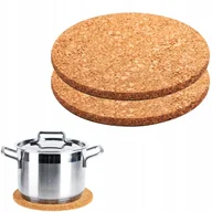 Przybory do gotowania - GRUBA PODKŁADKA KORKOWA GARNEK OKRĄGŁA 19cm 2szt - miniaturka - grafika 1