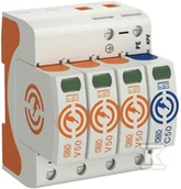 Inne akcesoria elektryczne - Ogranicznik przepięć, 4p Typ 1+2 (kl. B+C) typ V50-3+NPE-280 - miniaturka - grafika 1
