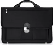 Teczki i aktówki - Solome CZARNA AKTÓWKA TECZKA NA DOKUMENTY SOLOME THORNE - miniaturka - grafika 1