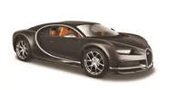 Kolekcjonerskie modele pojazdów - Maisto, model kolekcjonerski Bugatti Chiron, czarno-niebieski - miniaturka - grafika 1