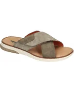 Klapki i japonki męskie - KLAPKI RIEKER - 600074-08 BEŻ - Rieker - miniaturka - grafika 1