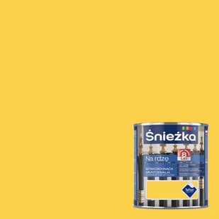 Śnieżka Śnieżka Gruntoemalia Na Rdzę żółta połysk 650 ml - Farby do metalu - miniaturka - grafika 1