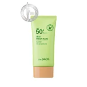 Kremy do twarzy z filtrem - The Saem Jeju Fresh Aloe Sun Gel SPF 50+PA++++ Przeciwsłoneczny krem/żel do twarzy SPF 50 - miniaturka - grafika 1