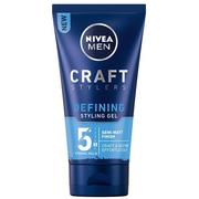 Kosmetyki do stylizacji włosów - Nivea Men Craft Stylers definiujący żel do stylizacji włosów 150ml - miniaturka - grafika 1