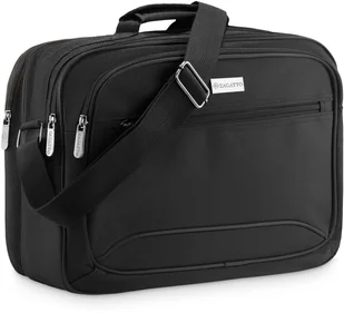 Torba Męska Z Paskiem Na Ramię, Czarna Torba Do Pracy, Pojemna Listonoszka Na Laptopa, Zg806 - Torby męskie - miniaturka - grafika 1