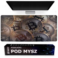 Podkładki pod mysz - Podkładka Pod Myszke Mysz Gamingowa Mata 90X40 Btc - miniaturka - grafika 1