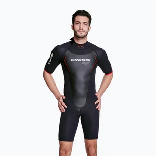 Skafander do nurkowania męski Cressi Altum Wetsuit Shorty 3 mm black/red - Sport OUTLET - miniaturka - grafika 1