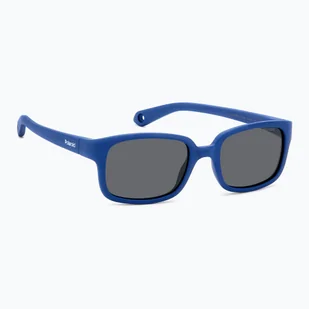 Okulary przeciwsłoneczne dziecięce Polaroid PLD K008/S matte blue/grey polarized WYSYŁKA W 24H 30 DNI NA ZWROT - Okulary przeciwsłoneczne - miniaturka - grafika 1