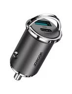 Ładowarki samochodowe - Joyroom szybka ładowarka samochodowa USB Typ C / USB 45 W 5 A Power Delivery Quick Charge 3.0 AFC SCP szary (C-A35) - miniaturka - grafika 1