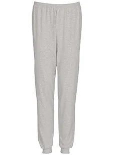 Trigema Damskie spodnie piżamowe mankiety, szary, S - Spodnie damskie - miniaturka - grafika 1