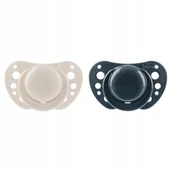 Smoczki uspokajające - 171545 Smoczek Pf Air Silikonowy 6-16M 2Szt Niebieski - miniaturka - grafika 1