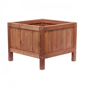 Donice - Doniczka Hampton brązowa mała (2 SZT) - miniaturka - grafika 1