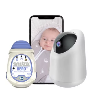 YOKO Hero Inteligentna niania na smartfon Natulino + Monitor oddechu SNUZA HERO MD (wyrób medyczny) - Elektroniczne nianie i monitory oddechu - miniaturka - grafika 1
