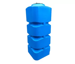 Zbiornik plastikowy 1000 l BK (wym. 78 x 78 x 187 cm) - Beczki - miniaturka - grafika 1