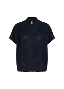 Soya Concept Sweter damski, granatowy, XS - Swetry damskie - miniaturka - grafika 1