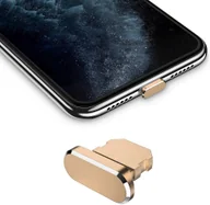 Etui i futerały do telefonów - Nakładka ochronna Cadorabo dla Apple iPhone w kolorze złotym, chroniąca przed kurzem wtyczka portu ładowania - miniaturka - grafika 1
