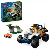 Klocki - LEGO 60424 City Quad badacza dżungli z pandą czerwoną - miniaturka - grafika 1
