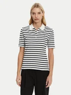 Koszulki sportowe damskie - Tommy Hilfiger Polo 1985 WW0WW43224 Granatowy Regular Fit - miniaturka - grafika 1