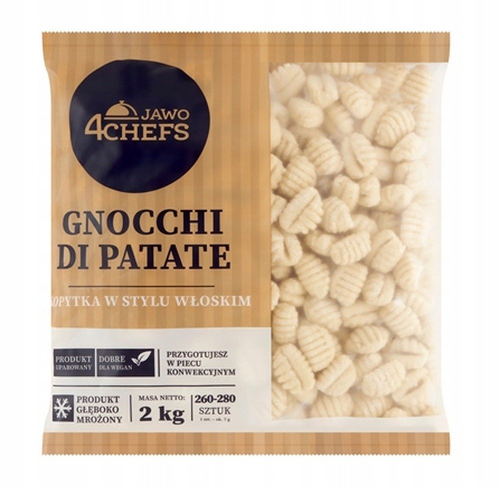 Jawo 4Chefs Gnocchi di patate - Kopytka w stylu włoskim 2 kg