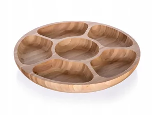 PÓŁMISEK BAMBUSOWY talerz patera na przekąski 31cm - Miski i półmiski - miniaturka - grafika 1