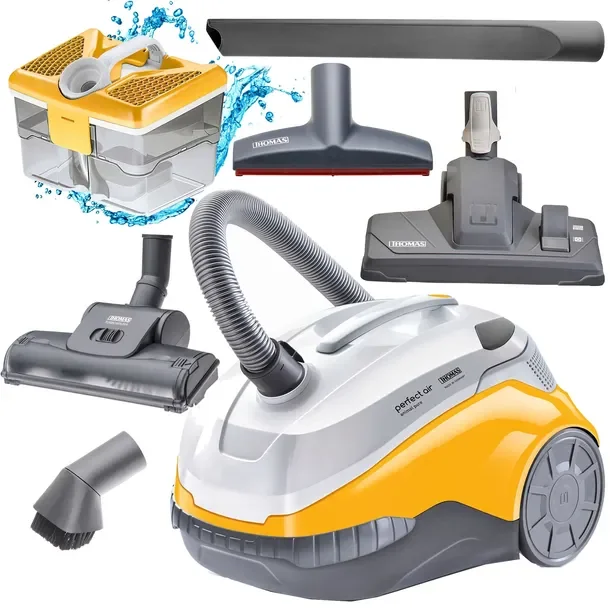 Odkurzacz piorący Thomas Air Animal Pure 1700W filtr wodny na sucho i mokro pranie dywanów i tapicerki HEPA do sierści zwierząt dla alergików