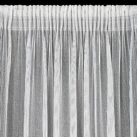 Firany - Firana 140x300 Kim biała gotowa na taśmie z lekkiej przewiewnej tkaniny - miniaturka - grafika 1