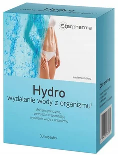 Starpharma Hydro Wydalanie Wody z Organizmu, 30 kaps. - 5902989931052 - Witaminy i minerały - miniaturka - grafika 1