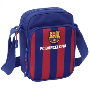 FC Barcelona saszetka na ramię listonoszka czarna - Nerki - miniaturka - grafika 1