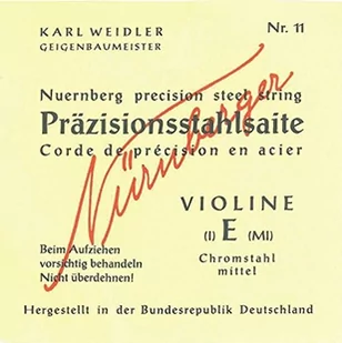 Norymberger Norymberger struny do skrzypiec precyzyjność pełny rdzeń 1/16 - Akcesoria do instrumentów smyczkowych - miniaturka - grafika 1
