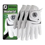 Golf - 3-Pack rękawiczek golfowych FootJoy WeatherSof white - miniaturka - grafika 1