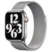 Akcesoria do smartwatchy - Apple bransoleta mediolańska w kolorze srebrnym do koperty 38/40/41 mm - miniaturka - grafika 1