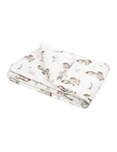 Kołdry i poduszki dla dzieci - Bonjour Cherie Kołderka średnia bambusowa 75/100 Koniki - miniaturka - grafika 1