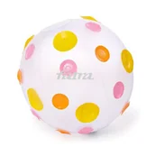 Piłka nożna - PIŁKA PRZEZROCZYSTA RÓŻOWE KÓŁKA do grania - miniaturka - grafika 1