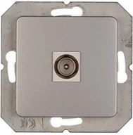 Gniazdka elektryczne - TV SOCKET MET.TVL01-02 SL - miniaturka - grafika 1