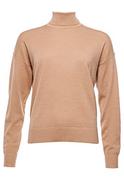 Swetry damskie - Superdry Solidny sweter damski, Praline, 34 - miniaturka - grafika 1