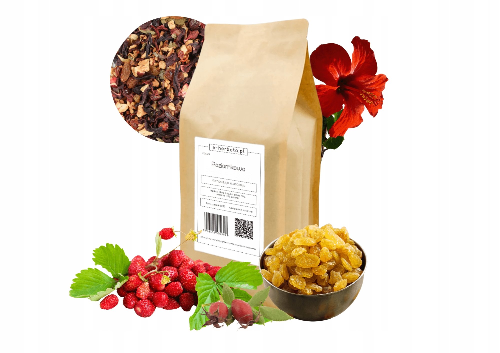 Herbata owocowa 0,5 kg Poziomkowa