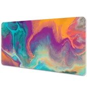 Podkładki na biurko - Podkładka na biurko Barwne wzory 90x45 cm - miniaturka - grafika 1