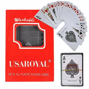 Karty Do Gry W Pokera Talia Kart Powlekane 54 Szt - Gry karciane - miniaturka - grafika 1
