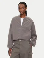 Kurtki damskie - Noisy May Kurtka bomber Kirby 27028805 Szary Regular Fit - miniaturka - grafika 1