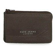 Portfele - Pepe Jeans Portfel Basingstoke z Kartką, Jedyny w swoim rodzaju, Brązowy, única, Portfel Basingstoke - miniaturka - grafika 1