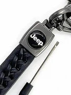 Breloki - Brelok Do Kluczy Samochodowy Jeep Metal Skóra - miniaturka - grafika 1