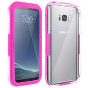 Etui i futerały do telefonów - Ochrona Galaxy S8 Wodoodporna obudowa, IP68 Wodoodporność 6 m, Odporna na wstrząsy — różowa - miniaturka - grafika 1