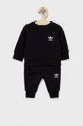 Dresy damskie - adidas Originals dres dziecięcy HE6909 kolor czarny - miniaturka - grafika 1