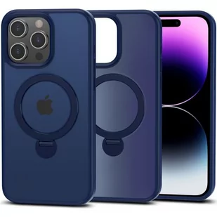 Etui TECH-PROTECT AirStand MagSafe do Apple iPhone 15 Pro Max Niebieski - Etui i futerały do telefonów - miniaturka - grafika 1