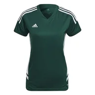 Spodenki damskie - adidas Damski Con22 JSY W Jersey (szorty Sleeve), Drkgrn, S - miniaturka - grafika 1