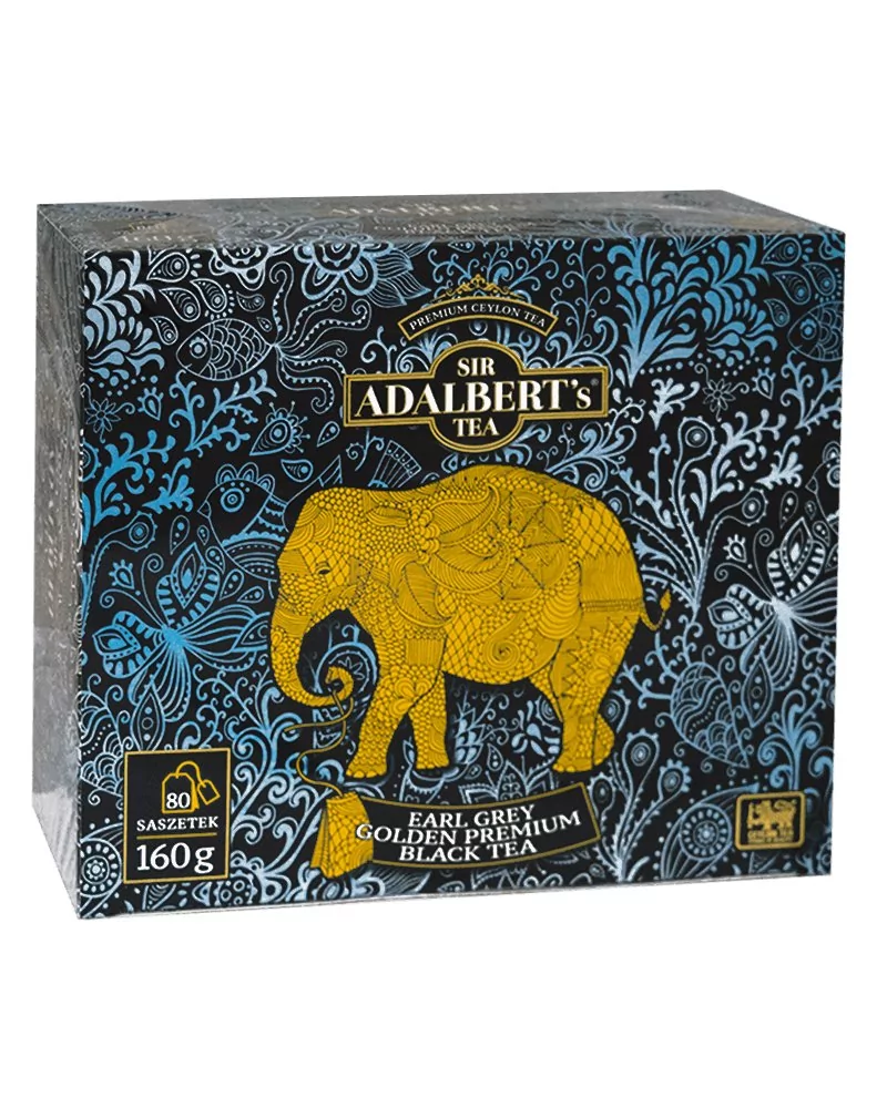 Sir Adalbert's Tea Sir Adalbert's Earl Grey Golden Premium 80 torebek 4002