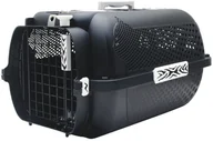 Transportery dla kotów - Transporter Catit White Tiger Voyageur, czarny, M - Dł. x szer. x wys.: 57 x 38 x 31 cm - miniaturka - grafika 1