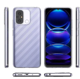 Ultra Clear 0.5mm etui do Xiaomi Redmi 11A / Poco C55 / Redmi 12C cienki pokrowiec przezroczyste - Etui i futerały do telefonów - miniaturka - grafika 3